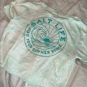 Salt Life Tie-Dye Crop Top